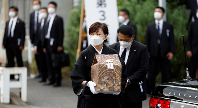 World leaders gather in Japan for Shinzo Abe's state funeral amid protests over event