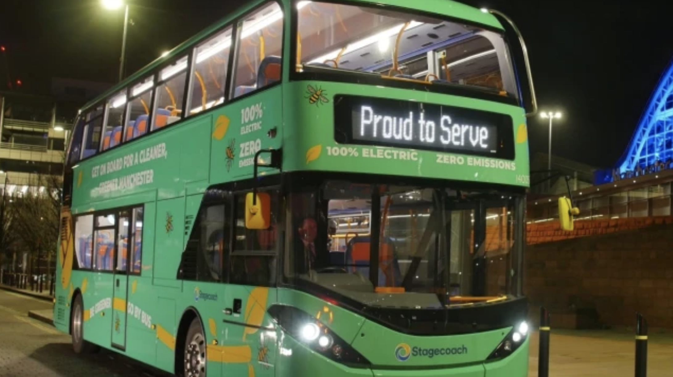 Two types of electric bus are to be introduced to depots throughout England (Photo: Stagecoach)