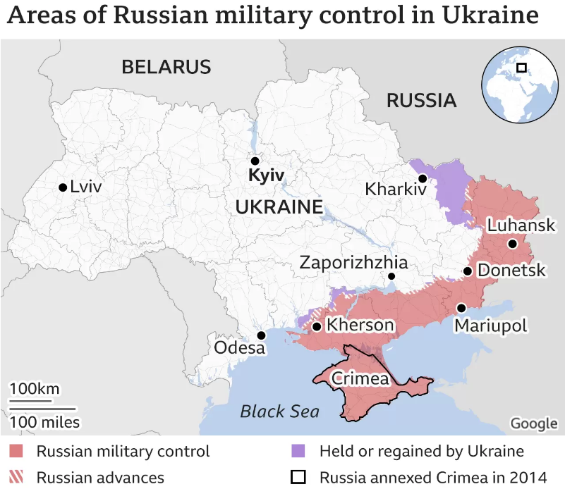 Ukraine makes breakthrough in south against Russia